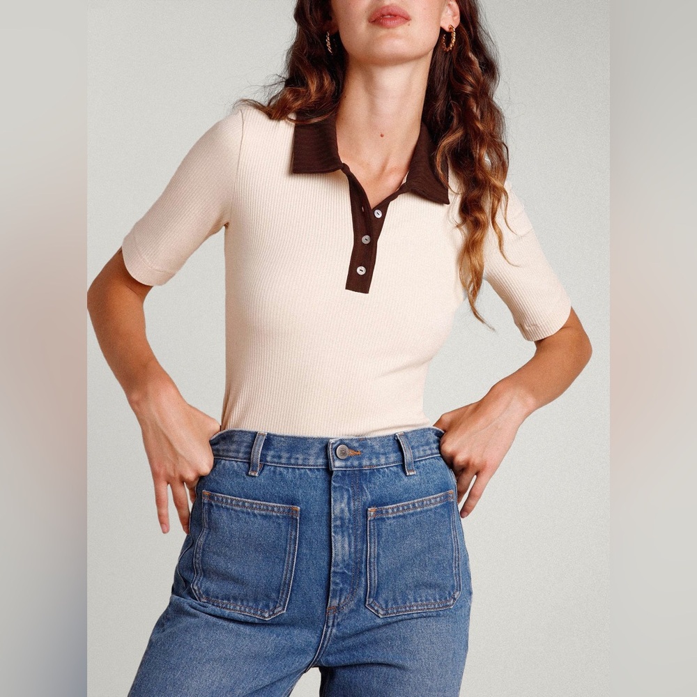 Rouje DIVINA T-shirt Uni Creme